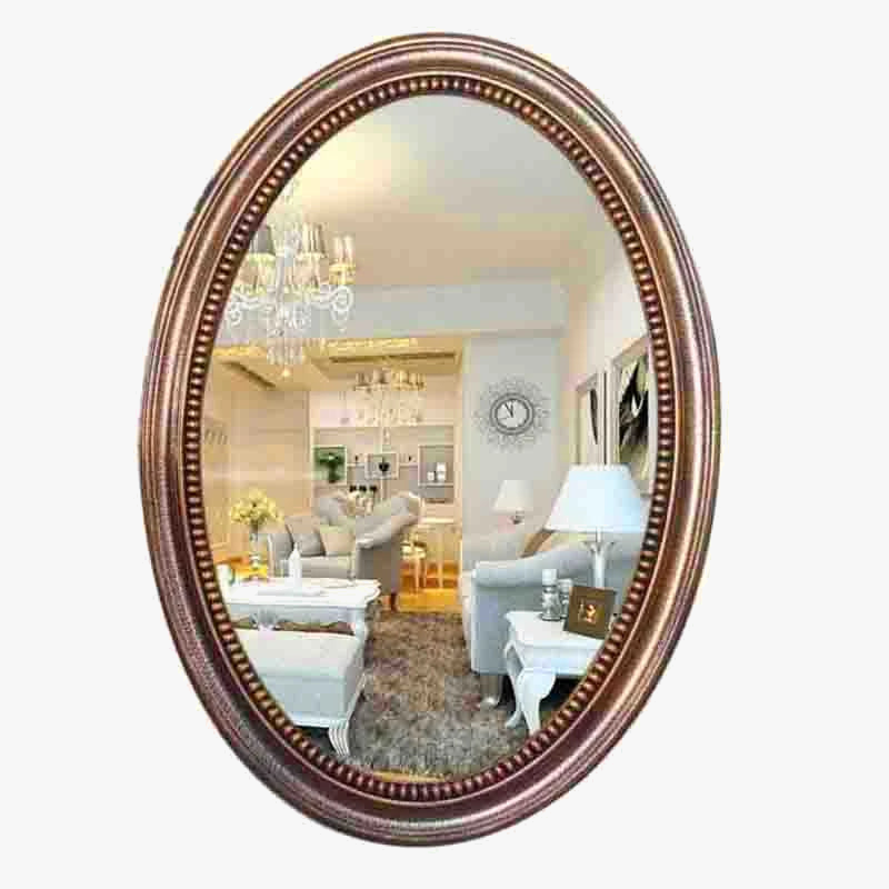 miroirs décoratifs ovales nordiques suspendus en macramé