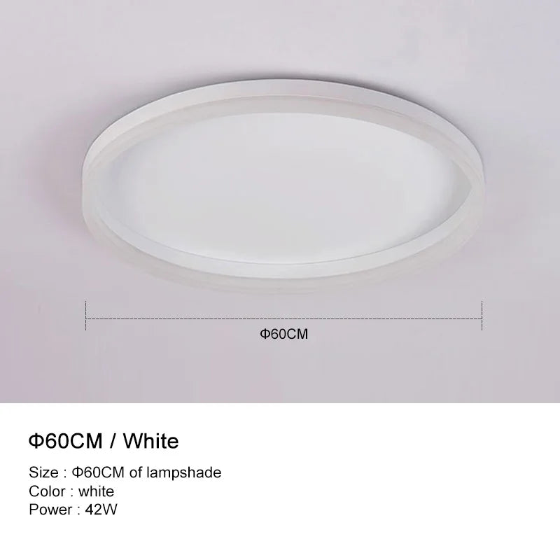 ANZHUANG LED Lustre Salon Plafonnier Créatif Rond 3 Cercle Lustre