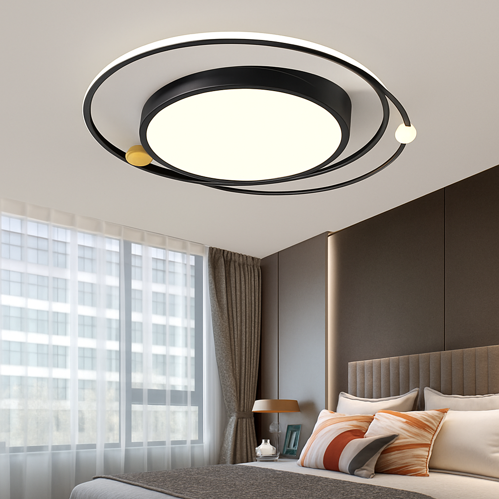 Moderne Led Salon Plafonniers Chambre Cuisine Salle À Manger Décoration Lampe Lustres Nordique Intérieur Maison Lustres Or - vue 4 sur 9