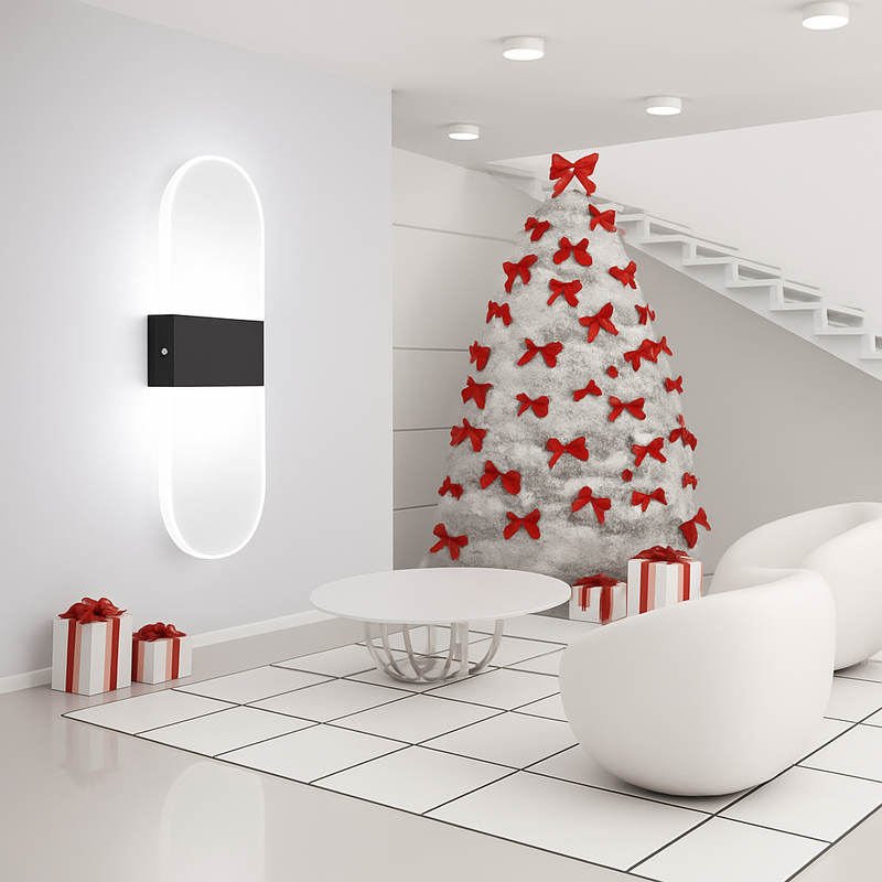 Moderne Simple Chambre Chevet Acrylique applique Créative LED rectangulaire ellipse бра décor à la maison luminaria induction applique murale