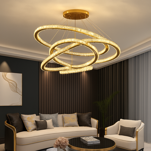 Moonriver Lighting Suspension en cristal modernes pour plafond salon chambre lustre décorations pour la maison suspension lumière lustre - vue 6 sur 14