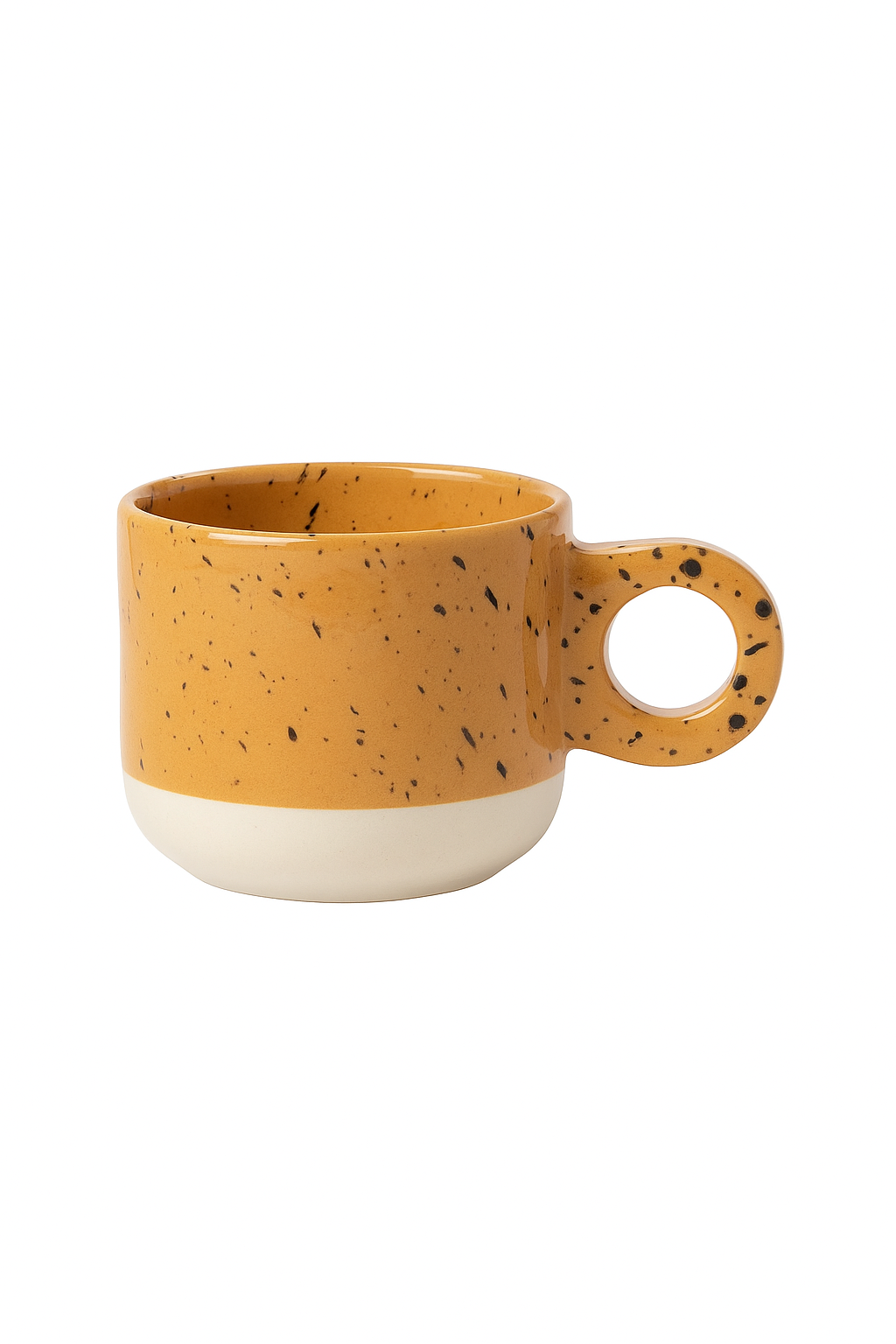 Mug ceramique motif encre eclaboussee style elegant 280ml