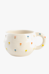 Mug ceramique motif irregulier style coreen creatif