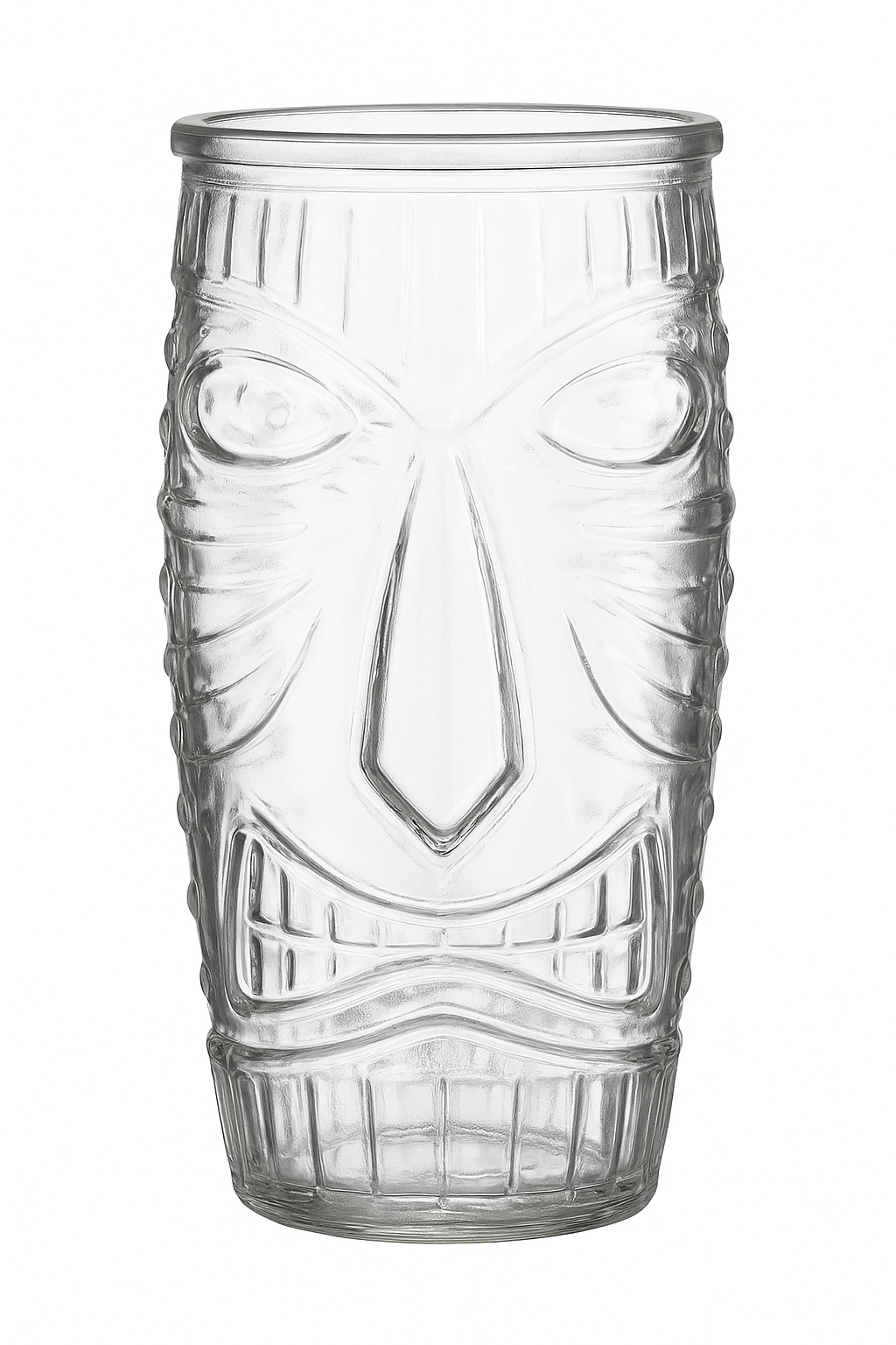Mug tiki en verre style bar exotique cocktail - vue 2 sur 2