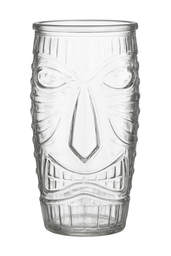 Mug tiki en verre style bar exotique cocktail