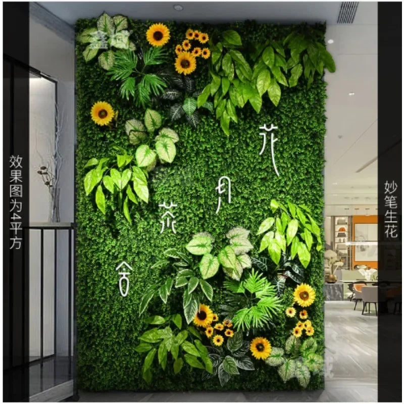 mur végétal artificiel pour décoration extérieure et aménagement paysager