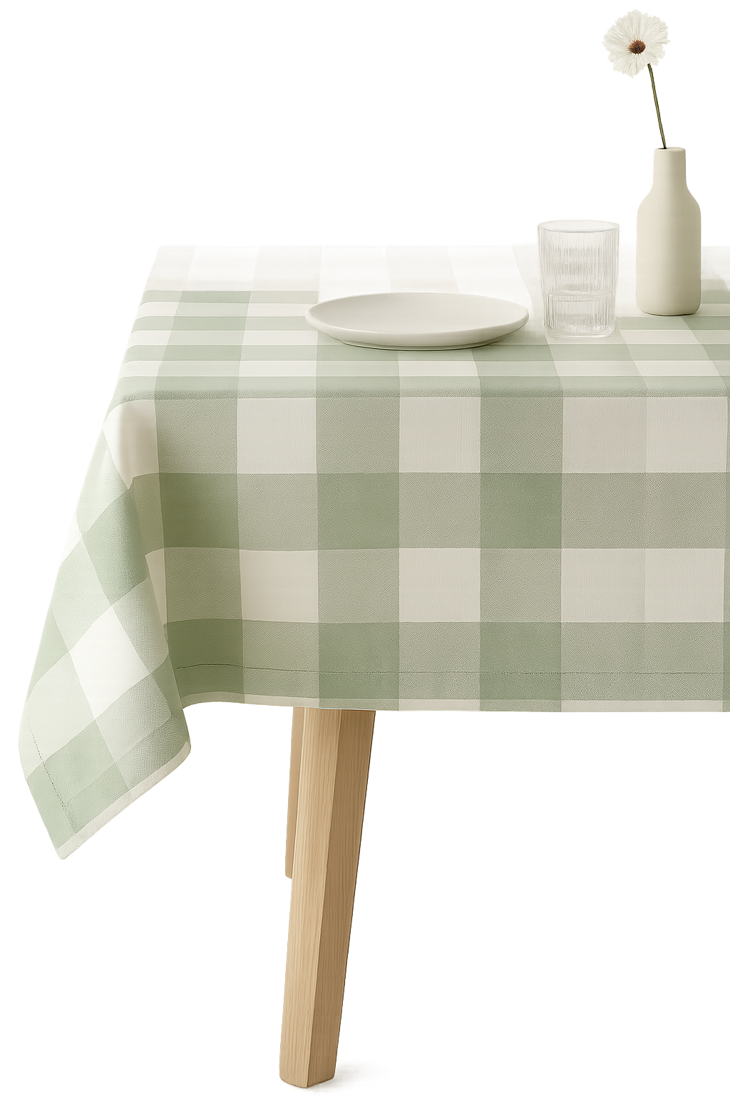 Nappe à carreaux style champêtre pour table fête