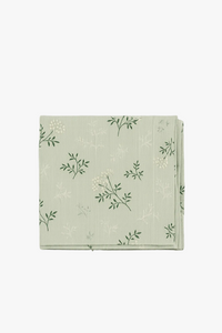Nappe coton dentelle marguerite pompons style champêtre table