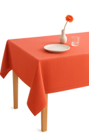 Nappe coton lin imperméable style naturel table repas