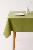 Nappe coton lin imperméable style sobre table repas