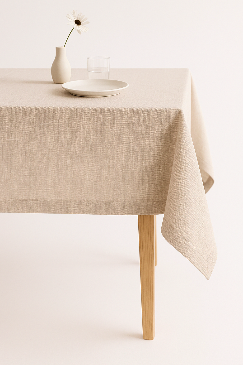 Nappe de table style japonais polyester lavable decoratif reuseable - vue 3 sur 2