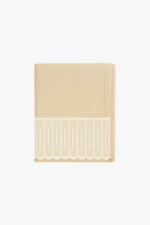 Nappe dentelle style français motif pluie de météores