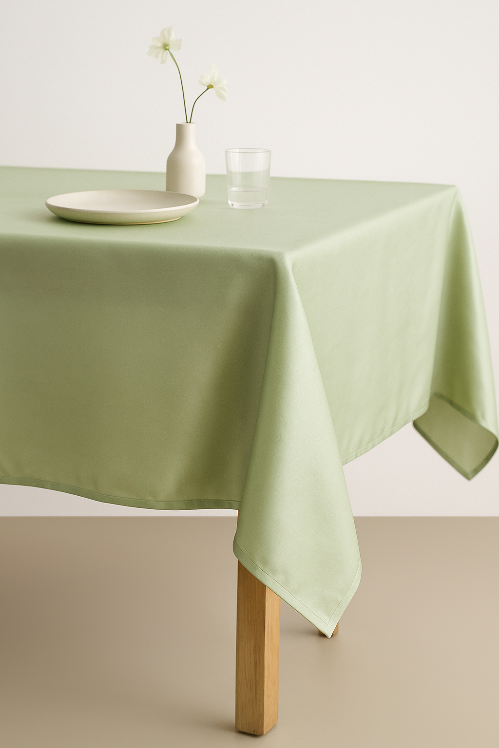 Nappe en satin doux pour table repas fête - vue 3 sur 2