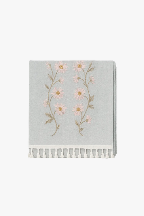 Nappe rustique motif feuilles de café imperméable cuisine