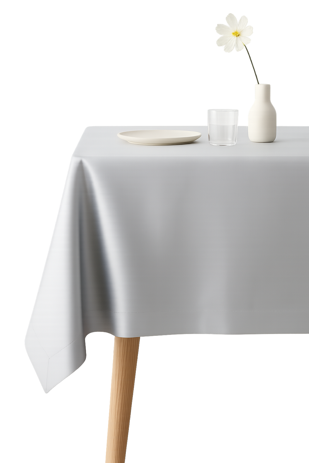 Nappe satin douce oilproof pour table repas fete - vue 3 sur 2