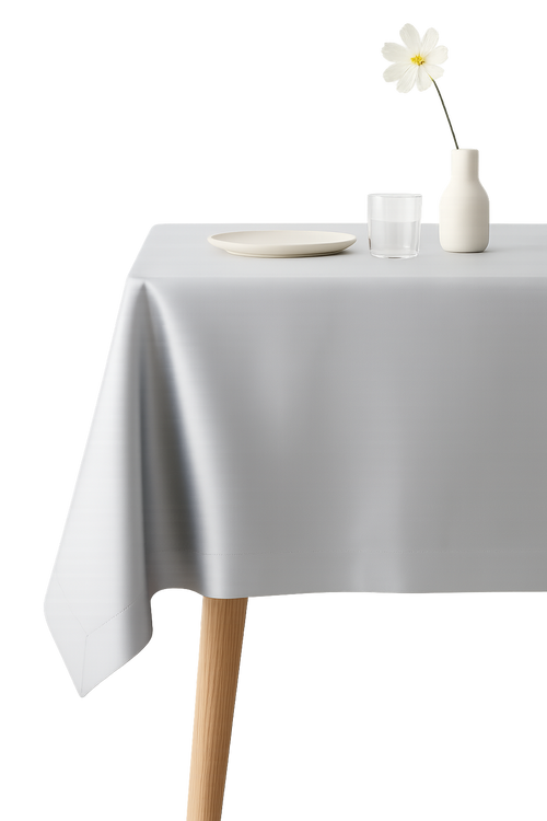 Nappe satin douce oilproof pour table repas fete