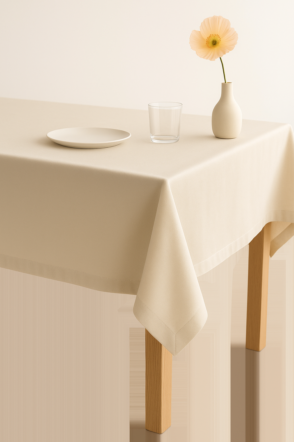 Nappe satin soyeuse elegante pour table fete mariage - vue 3 sur 2