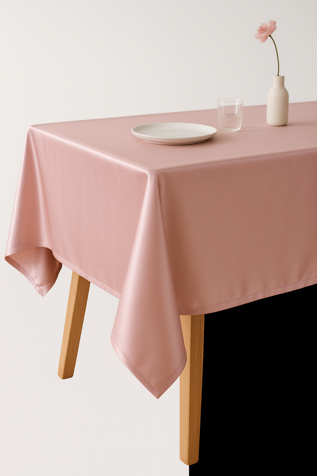 Nappe satinée élégante protection huile table repas fêtes - vue 3 sur 2