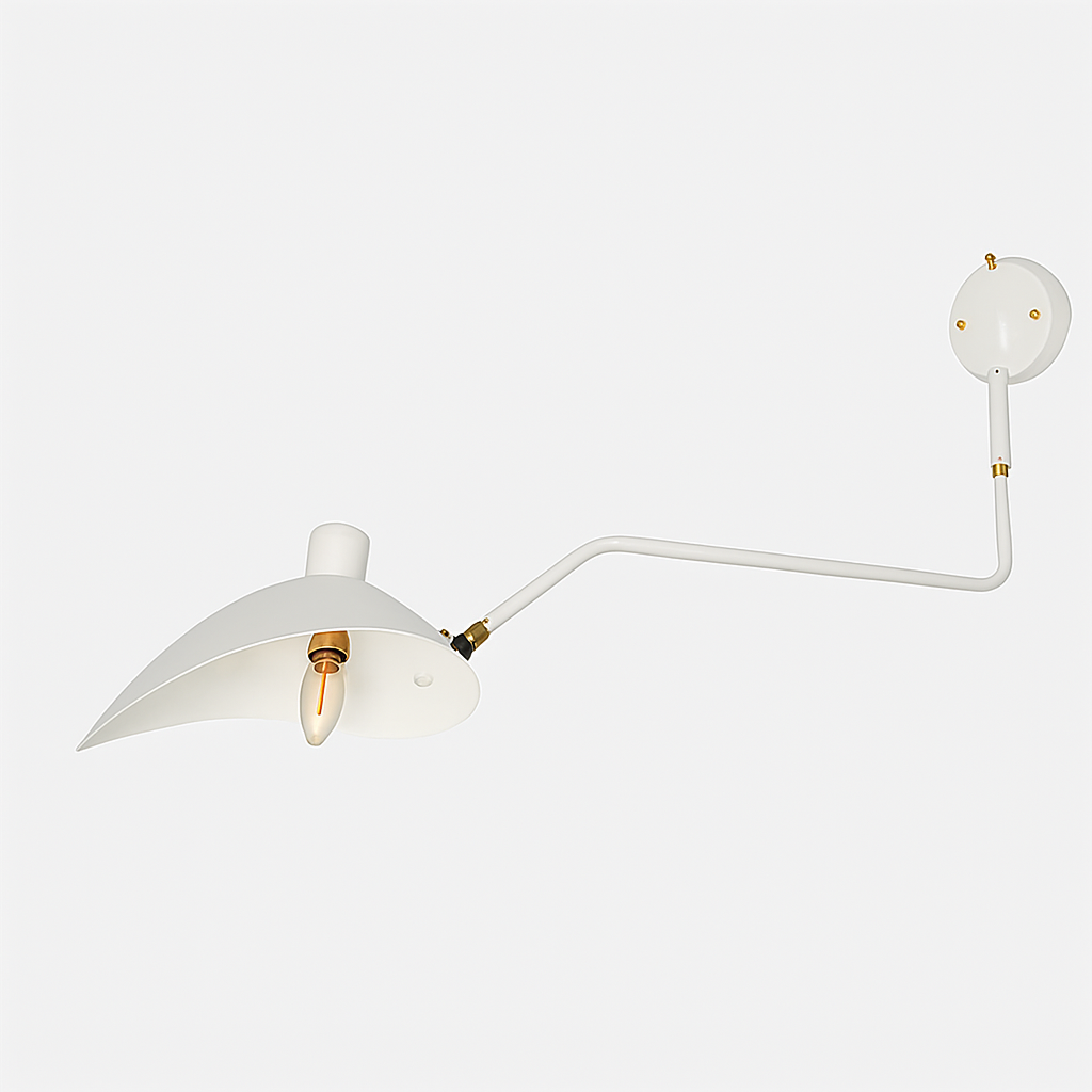 Nordique moderne minimaliste applique murale salon étude chambre chevet lecture lampe à LED bras Long réglable éclairage décoration - vue 14 sur 18