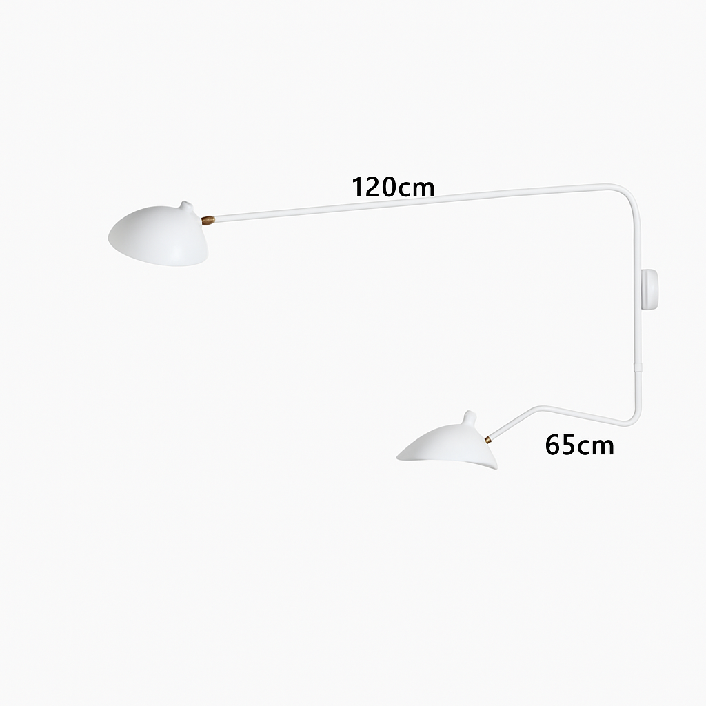 Nordique moderne minimaliste applique murale salon étude chambre chevet lecture lampe à LED bras Long réglable éclairage décoration - vue 16 sur 18