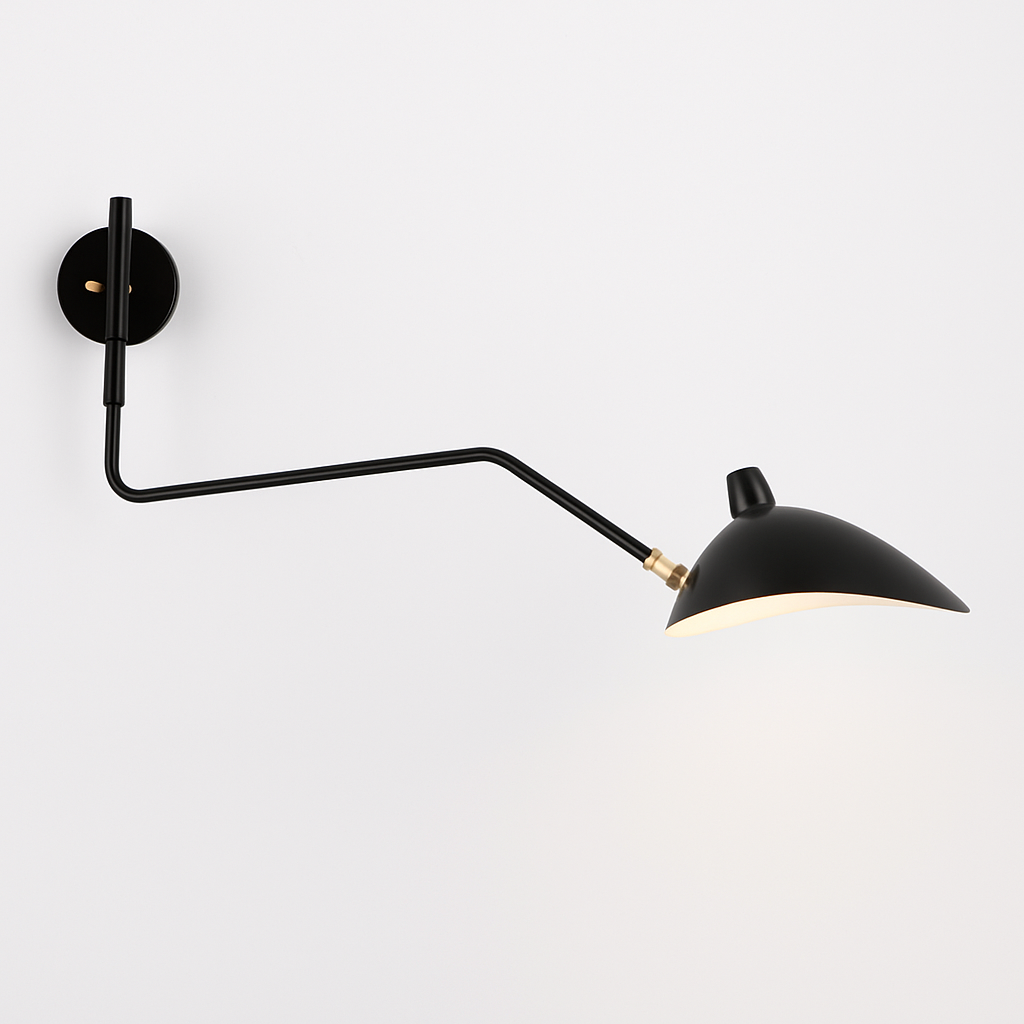 Nordique moderne minimaliste applique murale salon étude chambre chevet lecture lampe à LED bras Long réglable éclairage décoration - vue 3 sur 18