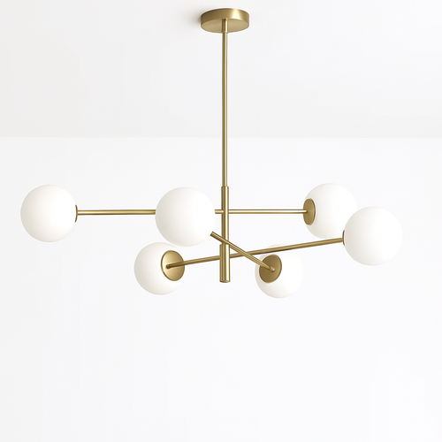Nordique moderne verre laiton lustre luminaires décor à la maison salon en laiton suspension lumières chambre Restaurant café lampe suspendue - vue 2 sur 12