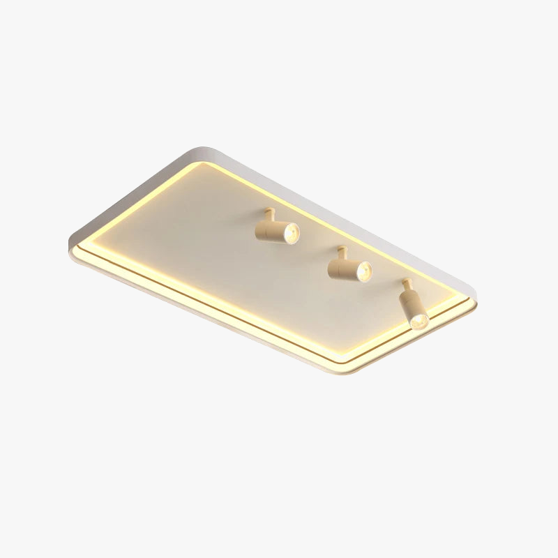 Plafonnier moderne à LEDs lumières pour salon chambre intérieur rond carré Rectangle monté en Surface éclairage