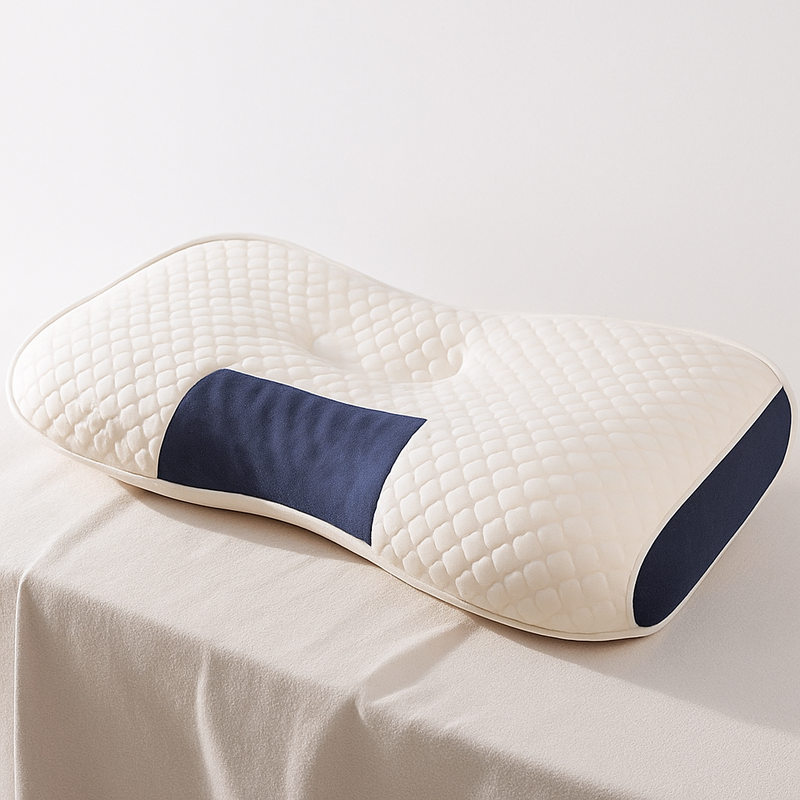 oreiller cervical orthopédique en fibre de soja pour un sommeil réparateur