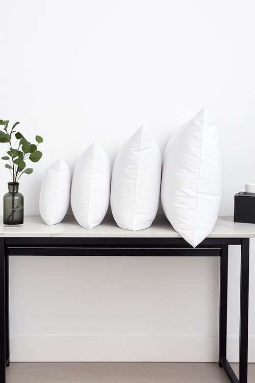 oreiller de qualité hôtelière en plumes synthétiques douces 30x50 50x50 65x65 48x74