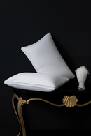oreiller hypoallergénique en duvet d'oie avec housse 1200 fils