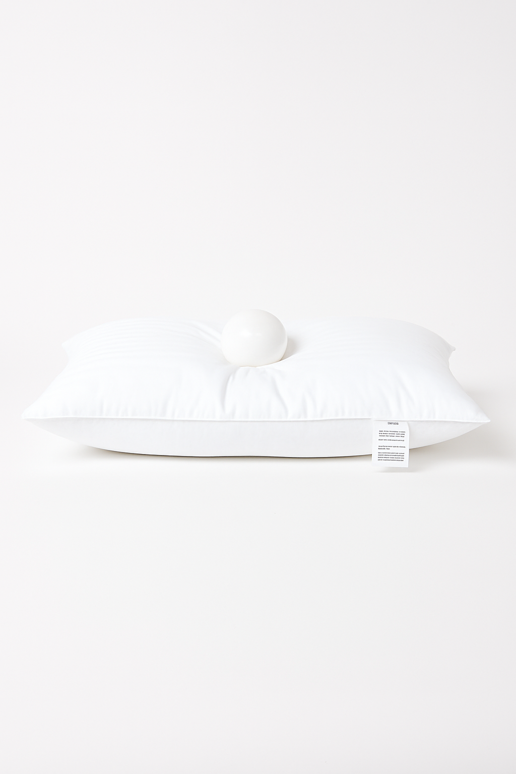oreiller ignifugé en duvet d'oie avec couette coton - vue 4 sur 6