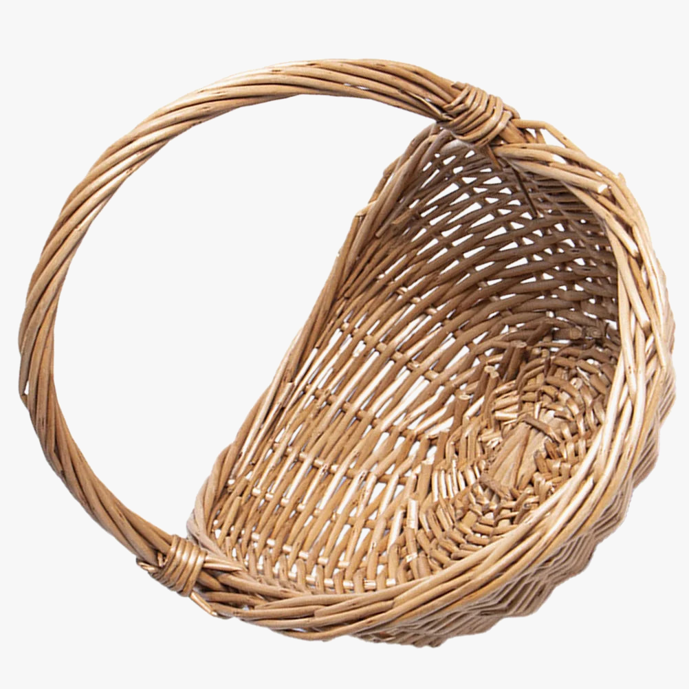 panier de pique-nique en osier pour récolte et cadeaux
