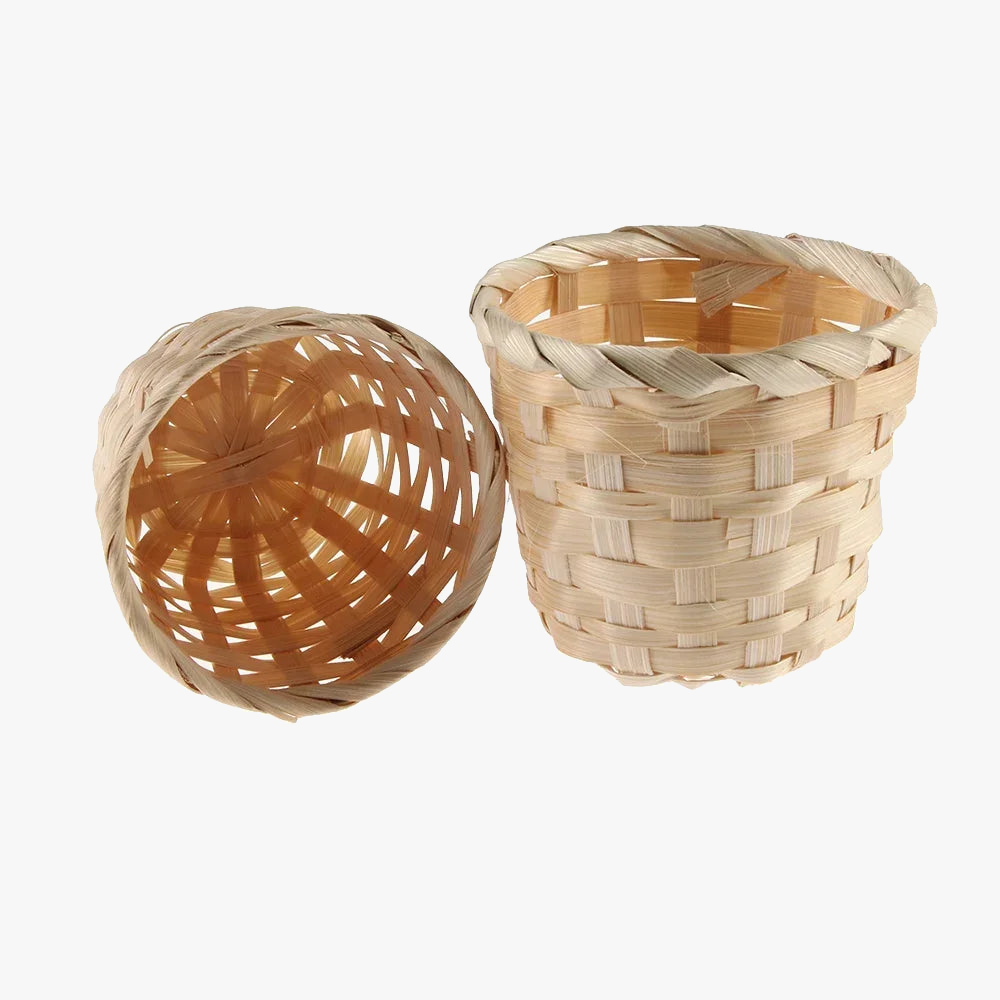 panier de rangement en bambou pour organiser vos articles divers