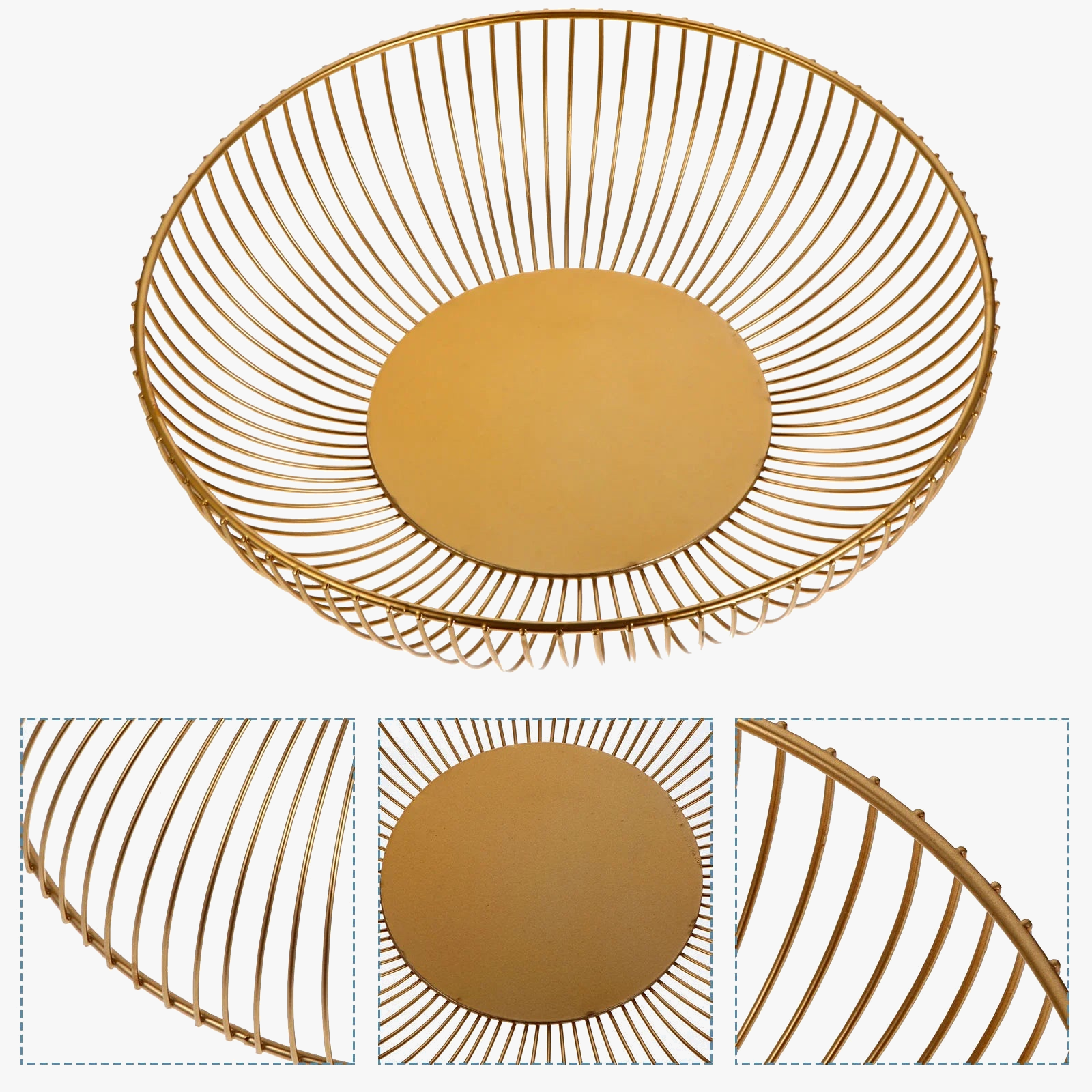 panier de rangement en fer forgé pour décor rustique