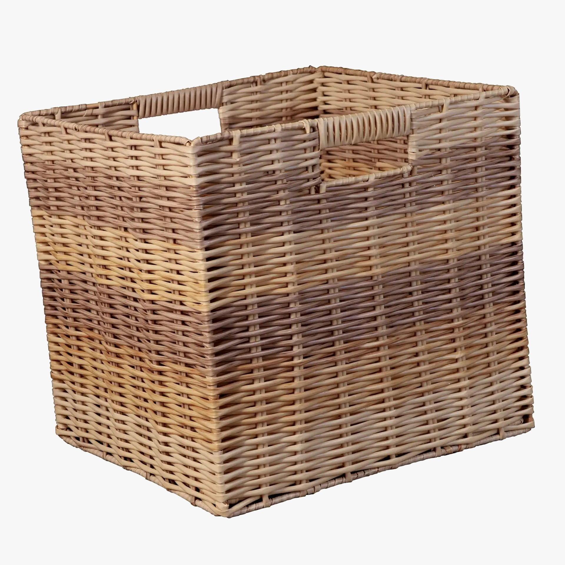 panier de rangement en rotin tissé fait main pour étagères