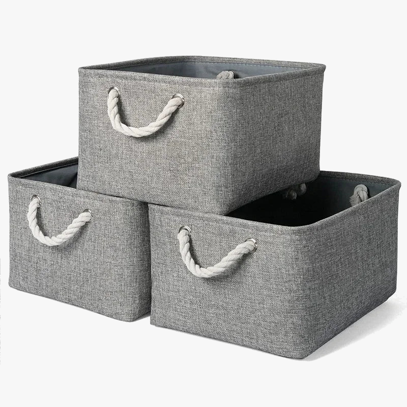 panier de rangement pliable pour vêtements et jouets