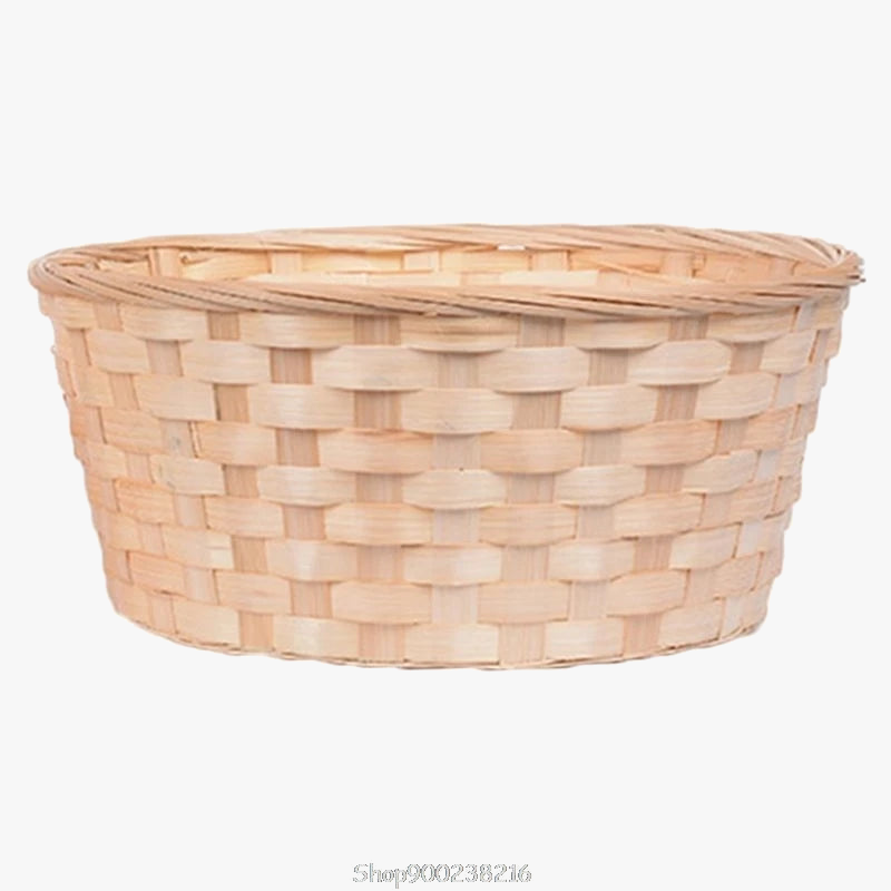 panier en bambou tressé pour pain et collations