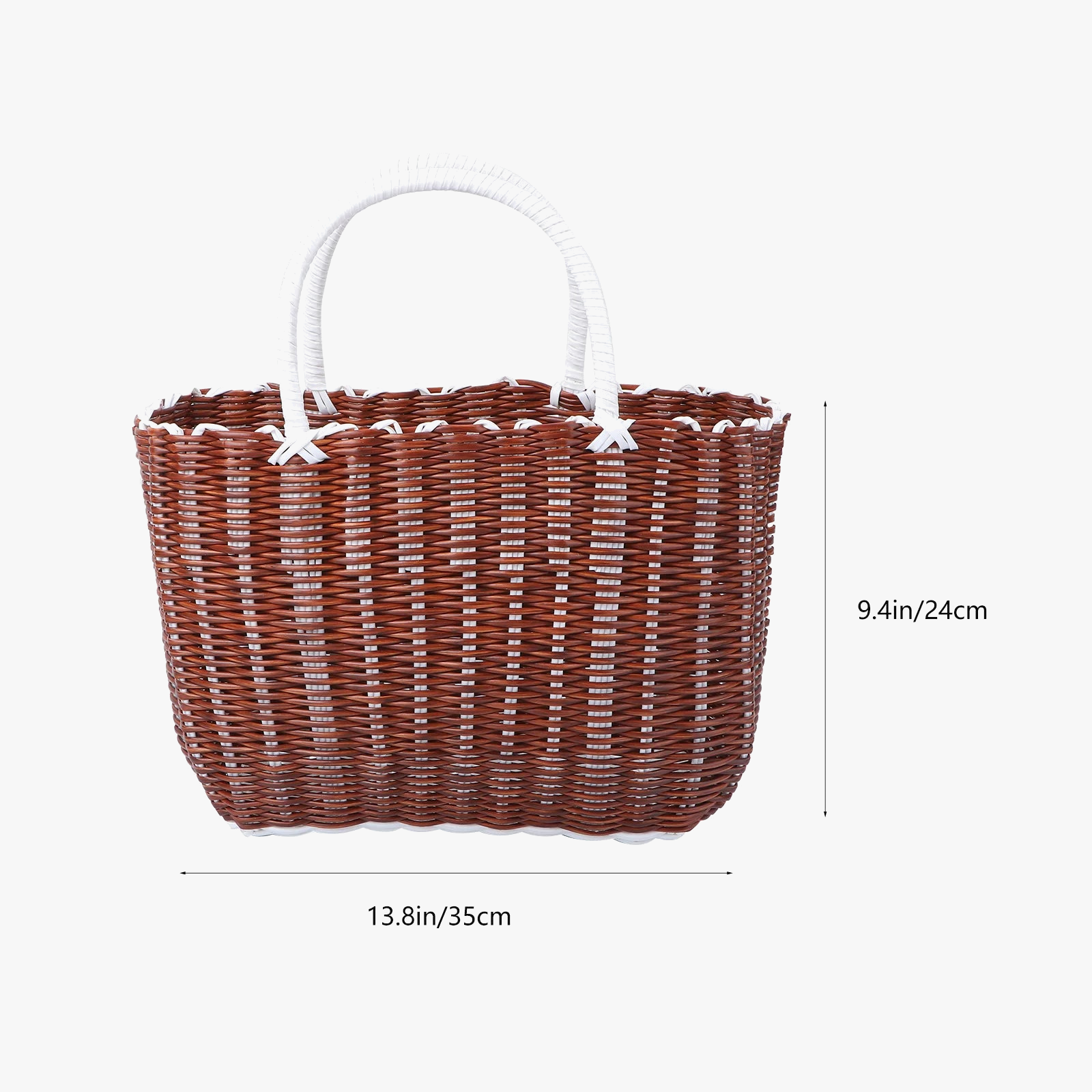panier fourre-tout en paille pour courses et pique-nique