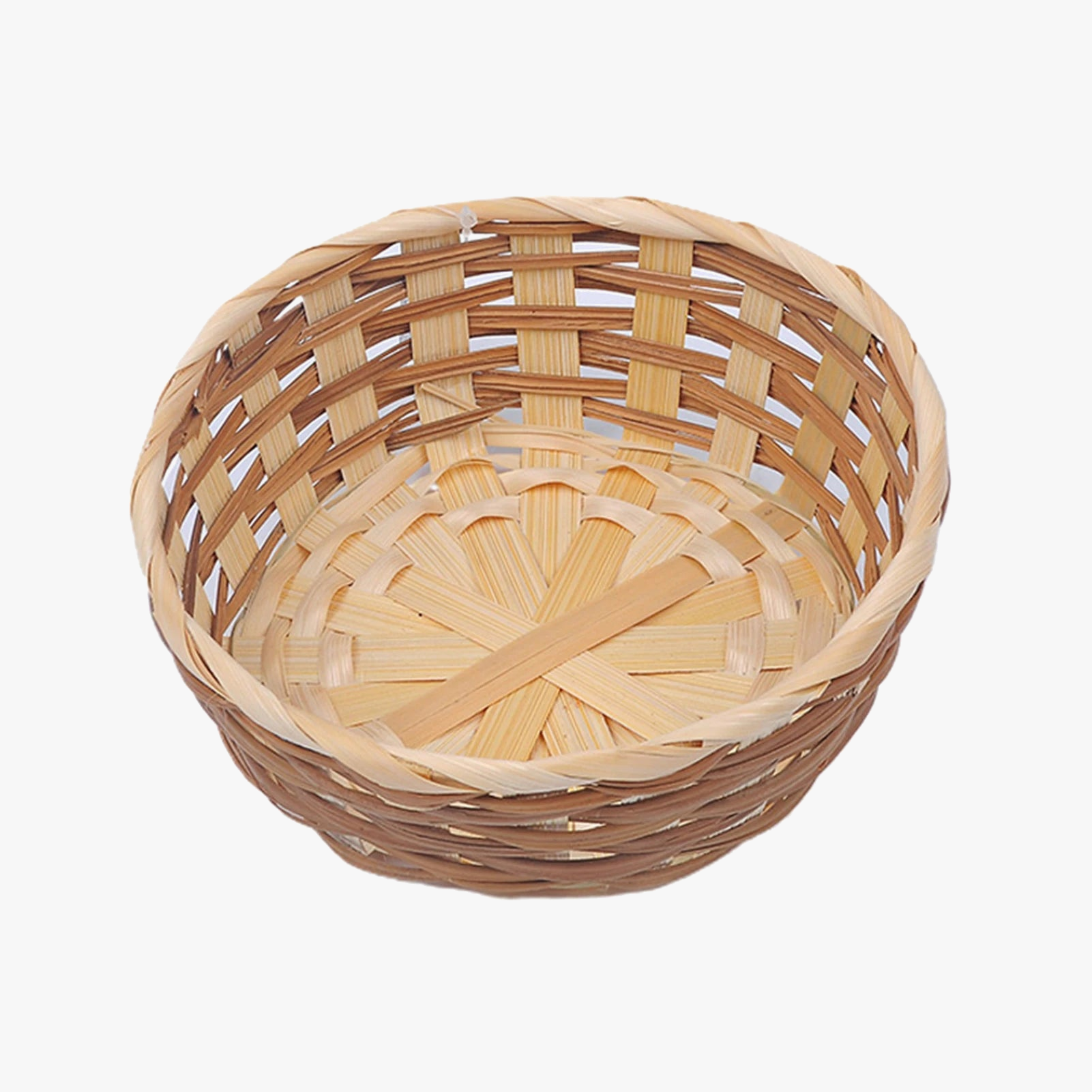 panier à fruits en bambou tissé à la main grande capacité durable