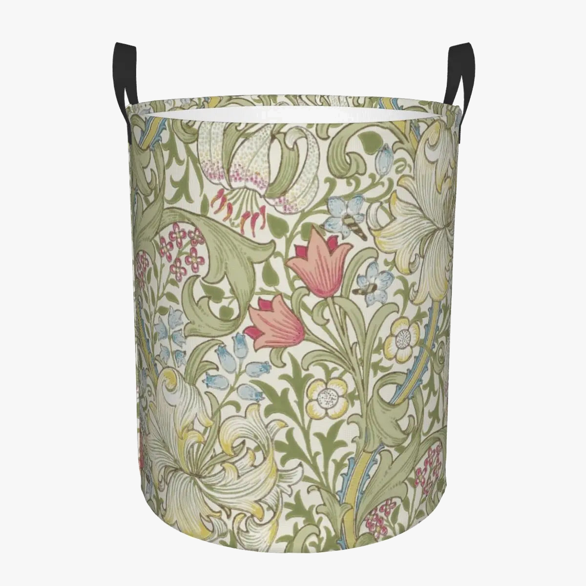 panier à linge pliable floral pour rangement jouets bébé