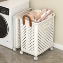 panier pliable multifonctionnel avec roulettes grande capacité rangement pratique