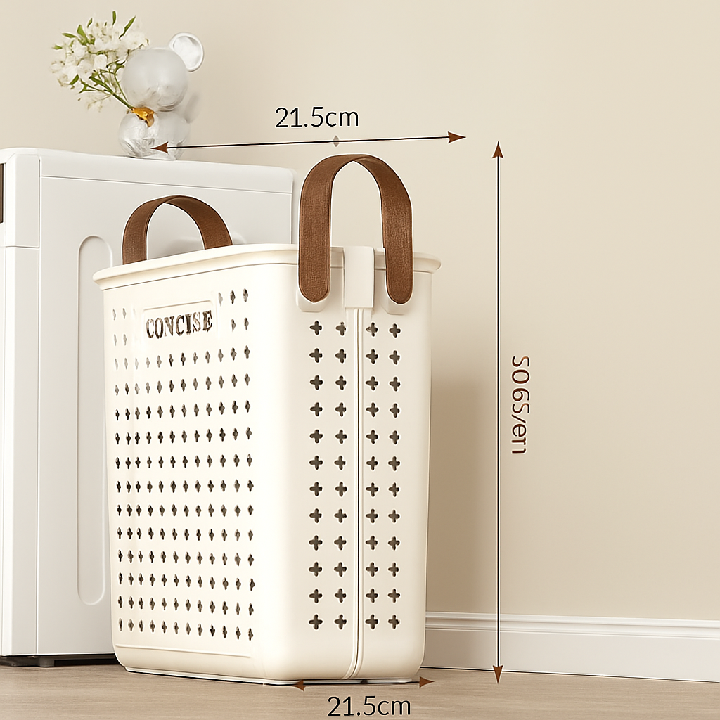 panier pliable multifonctionnel avec roulettes grande capacité rangement pratique - vue 8 sur 14