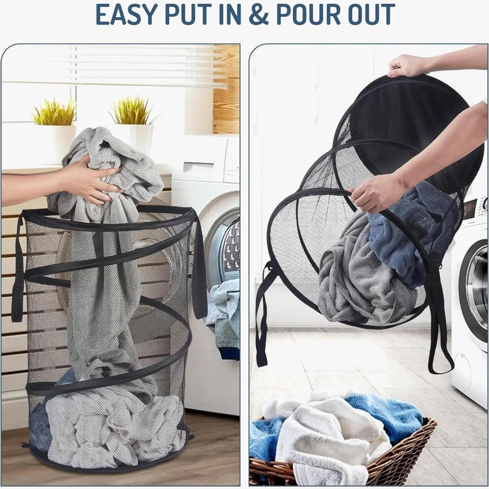 panier pliable pour le tri du linge sale et rangement
