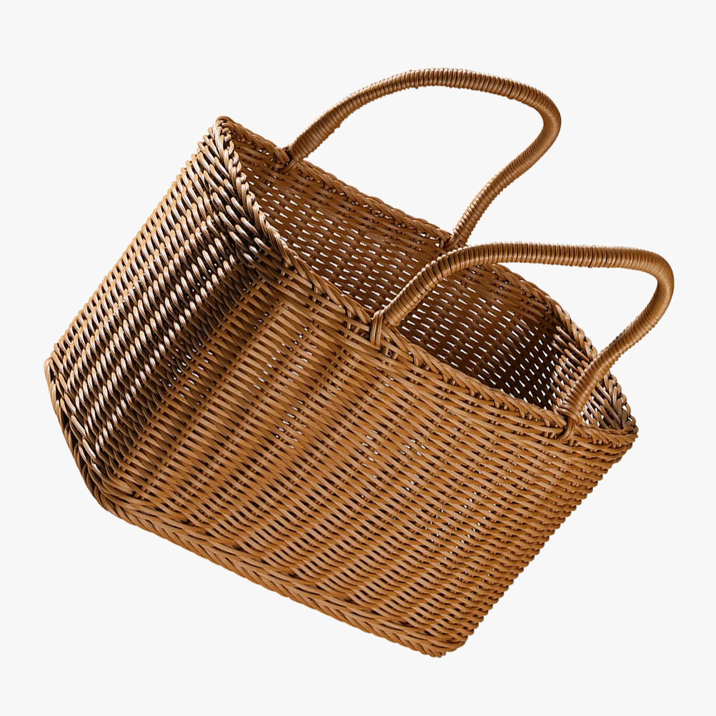 panier tissé pour plantes décoration et rangement multifonctionnel