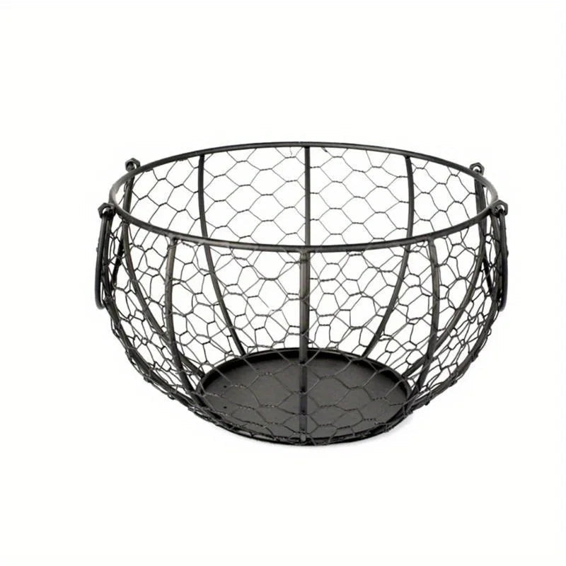 panier à œufs en métal pour rangement et décoration de cuisine