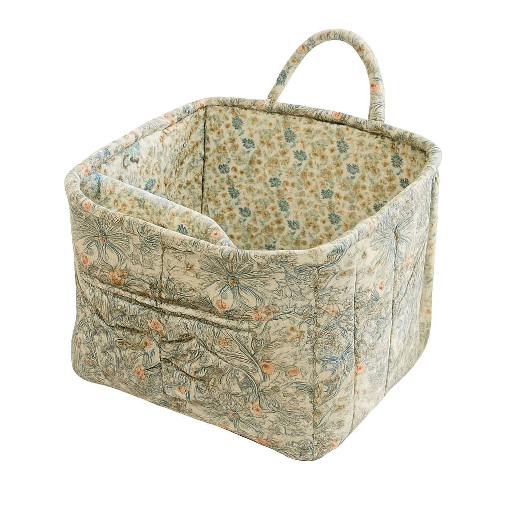 paniers de rangement en tissu grande capacité avec poignées pratiques - vue 13 sur 15