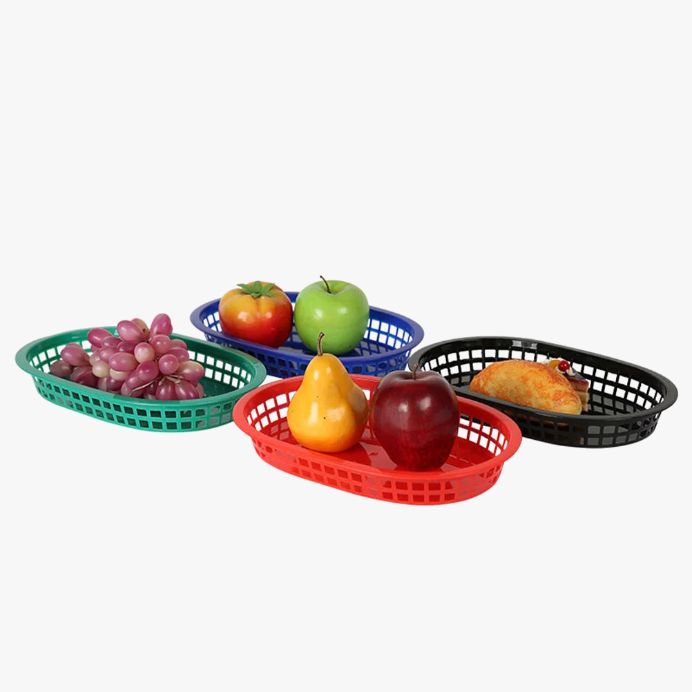 paniers réutilisables pour aliments frites fruits et snacks