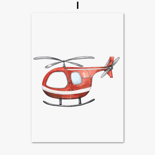 peinture-murale-camion-de-pompiers-ambulance-et-avion-pour-enfants-4.png