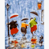peinture par numéro portrait fille bricolage art décoratif à offrir