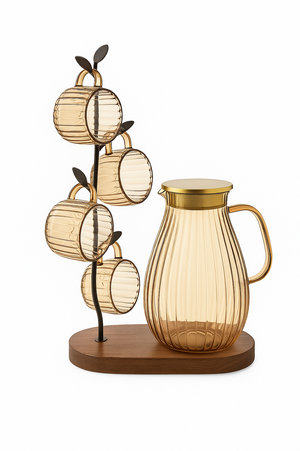 Pichet theiere verre borosilicate resistant chaleur moderne